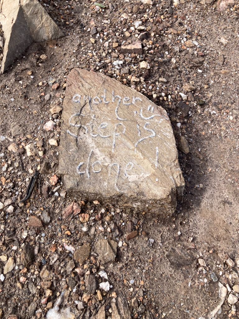 One step at the time